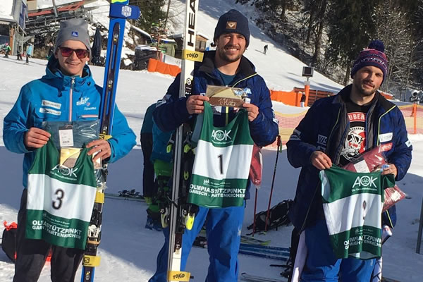Philipp Lackner - Dritter Platz beim Super-G in Garmisch 2019